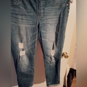 Rock & Republic DENIM Rx Fever Crop Size 14